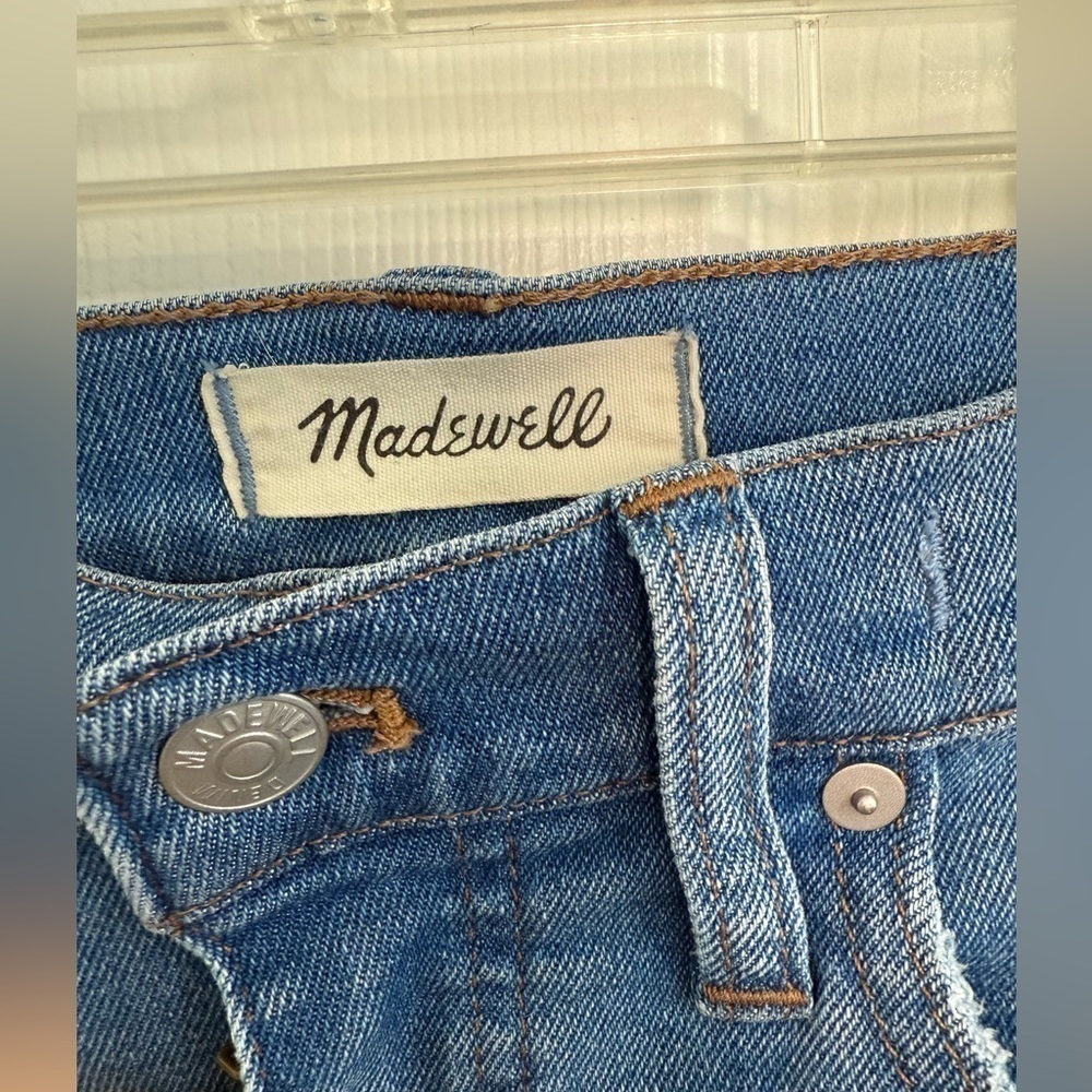 NWT Madewell 10" High-Rise Skinny Crop Jeans in Sheffield Wash, size 27 - Picture 4 of 7